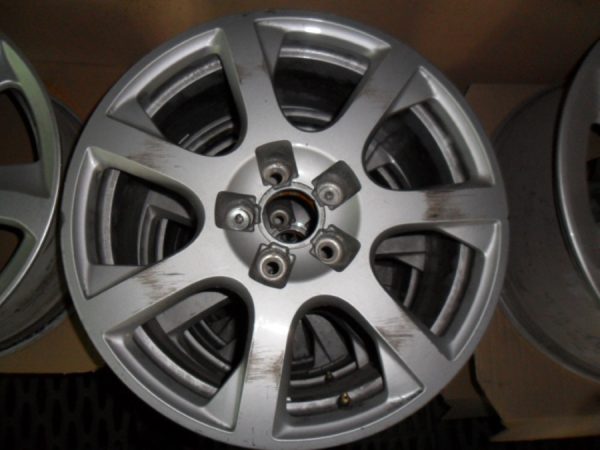 AUDI  8x17 ET 39 FORATURA 5x112 SERIE COMPLETA DI 4 CERCHI.